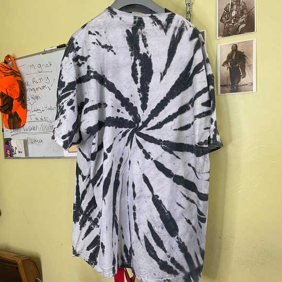NEW Metallica Ride The Lightening Tie Dye Tiger Band Tee T-Shirt XL Metal Logo - Picture 4 of 6